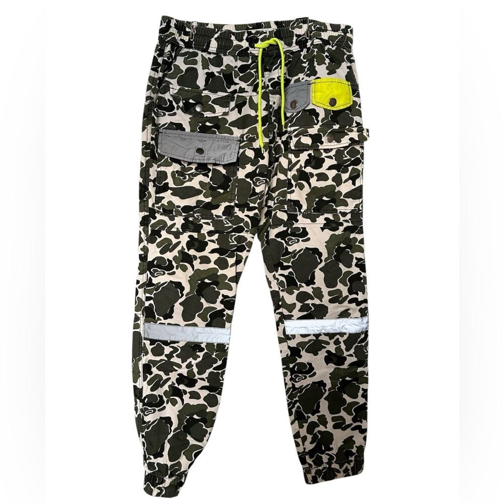 Maison Noir Men’s Camo Jogger Pants With Pockets | Streetwear